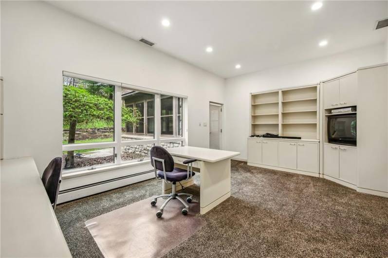 All personal affairs & work endeavors can be housed in private office.