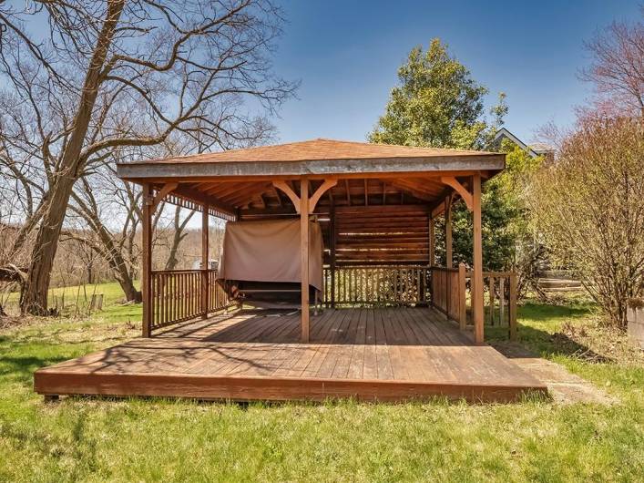 Gazebo, Lets Grill, Sit And Relax