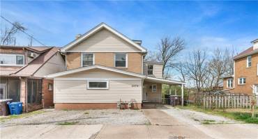 Duplex with 3 off street parking spaces