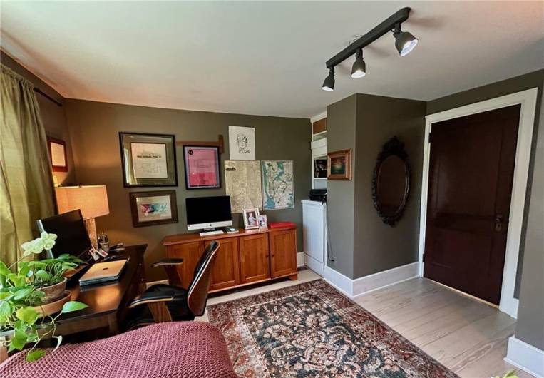 Bedroom used as an office