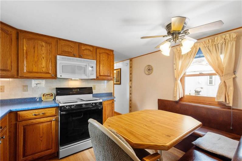 Eat in kitchen.