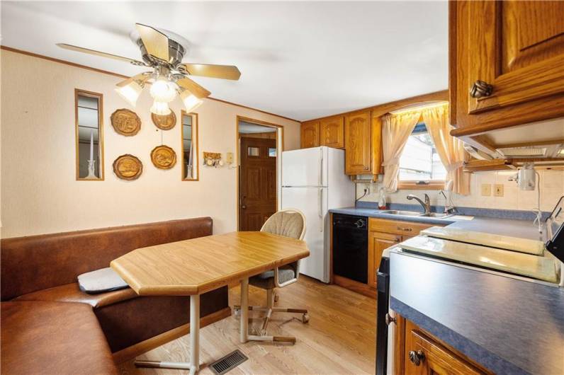 Eat in kitchen.
