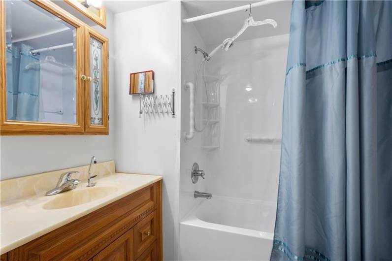 Updated bathroom.