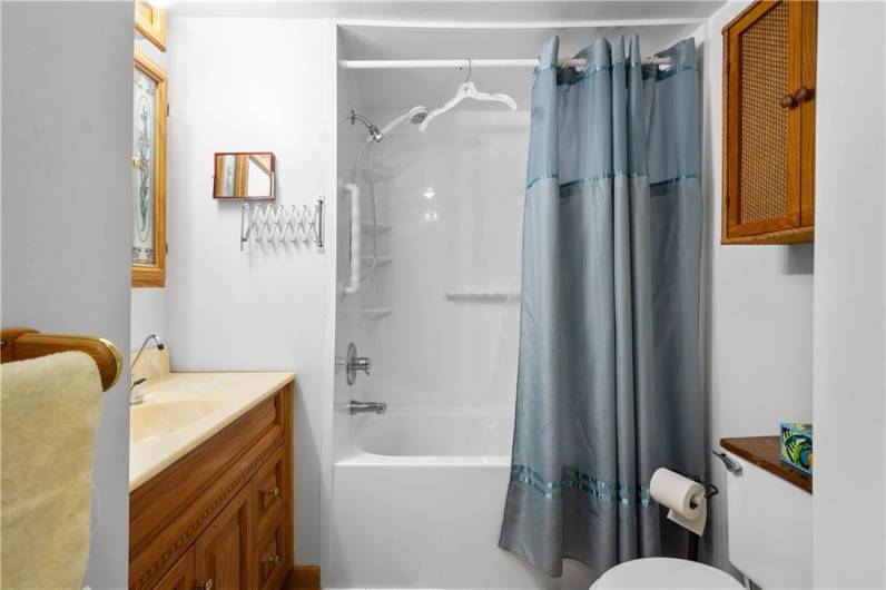 Updated bathroom.