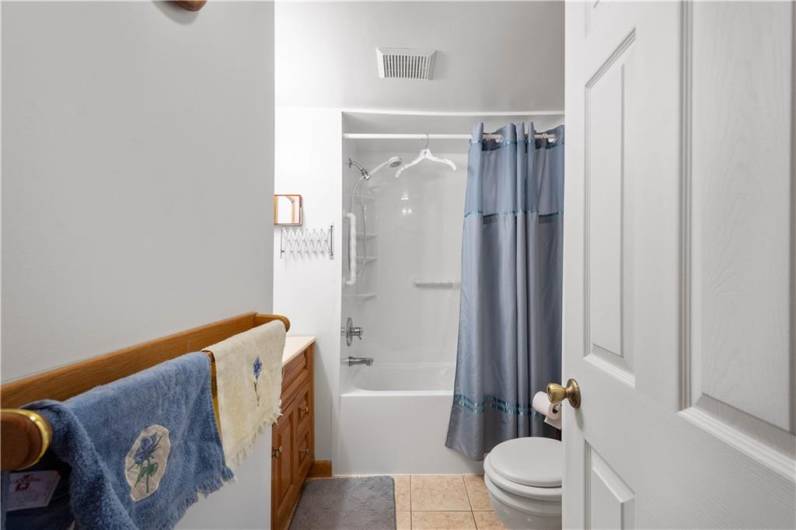 Updated bathroom.