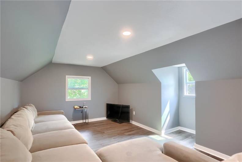 Finished Space above garage