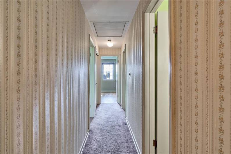 Second floor hallway.