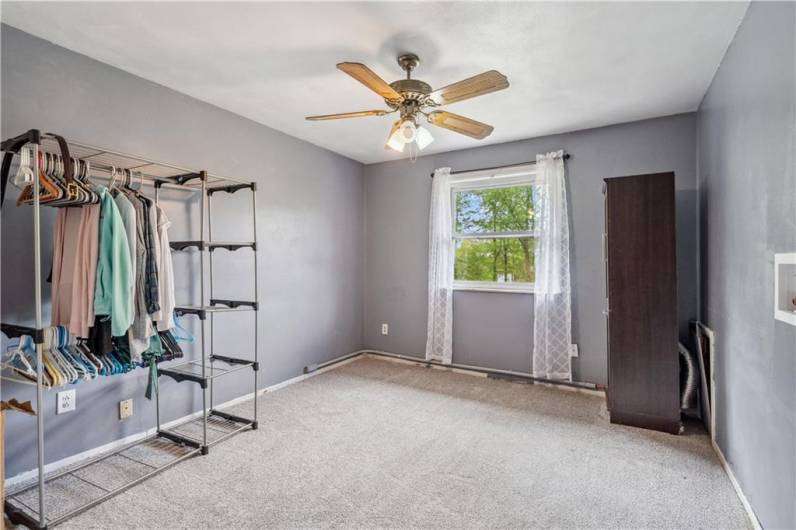 Owner added laundry hookups for convenient upstairs laundry room