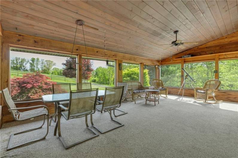 Large 25x15 enclosed patio.