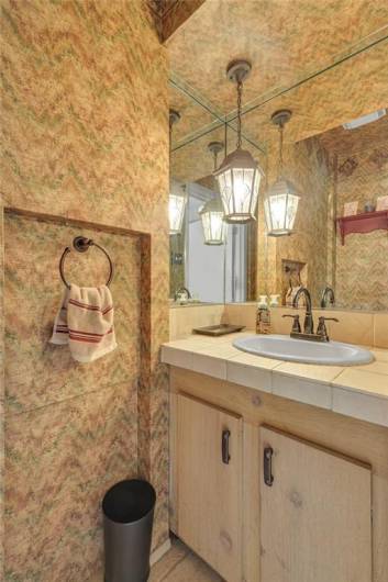 First Floor half bath.