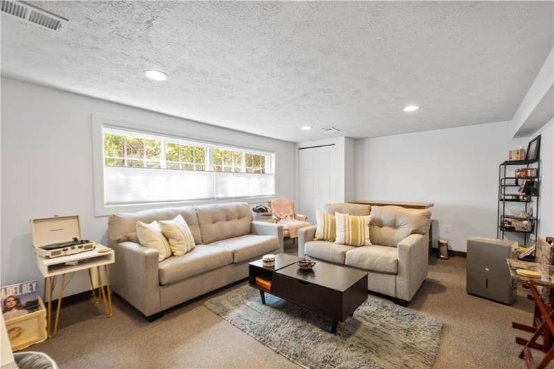 Lower-Level Game Room or Additional Family Space