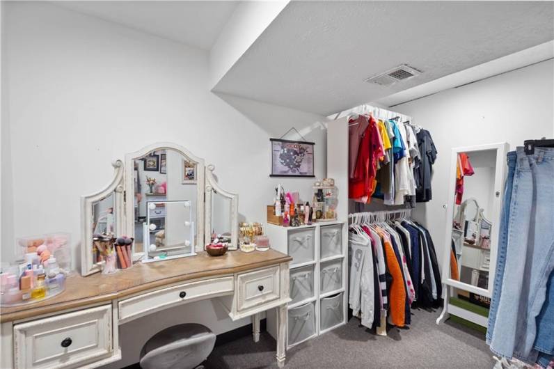 This Bonus Room also has an Amazing Walk-In Closet
