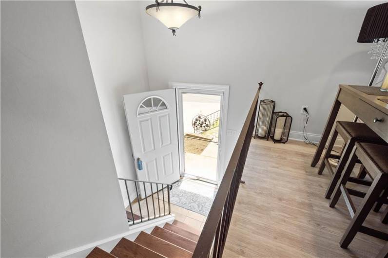 Entry with Neutral  Flooring to Greet Family and Friends