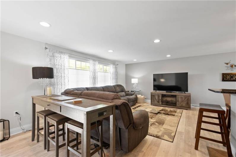Spacious Living Room with Newer Lux Vinyl Flooring