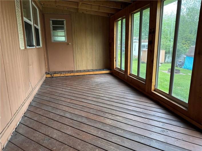 enclosed porch