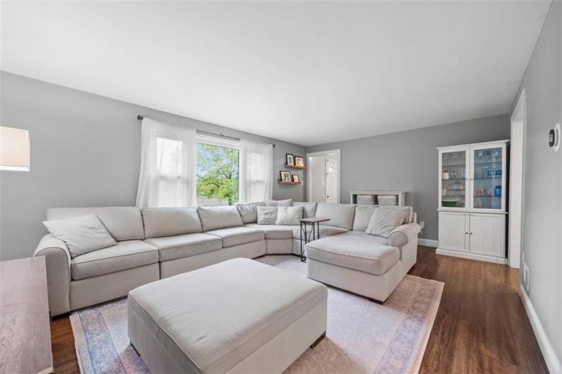 Spacious family room
