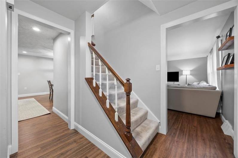 Entryway can be gated off for kids or pets!