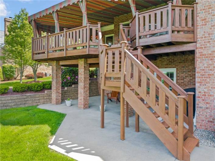 Rear Patio 1006 Sheriffs Court