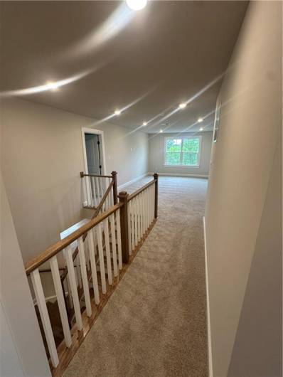 View from secondary bedrooms to loft