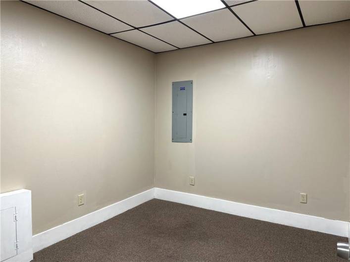 Main Floor Office #1 to Left of the Lobby, 11' x 9'6