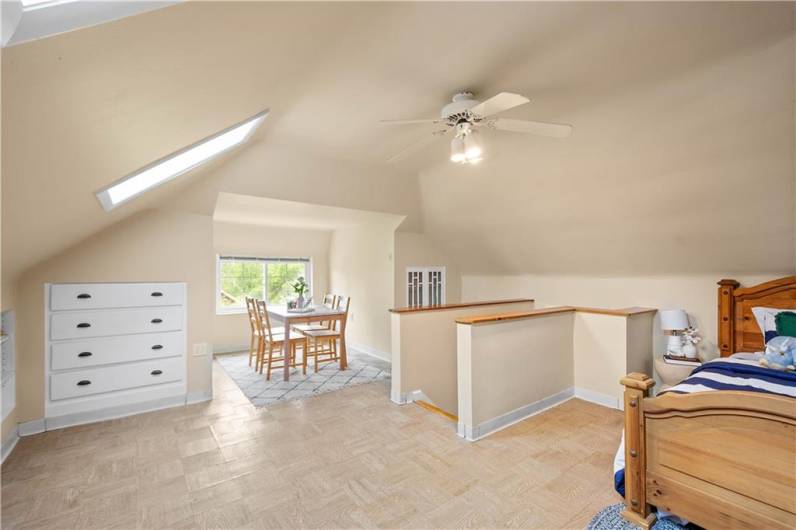 Bonus room; 4th bedroom, game room, office. playroom