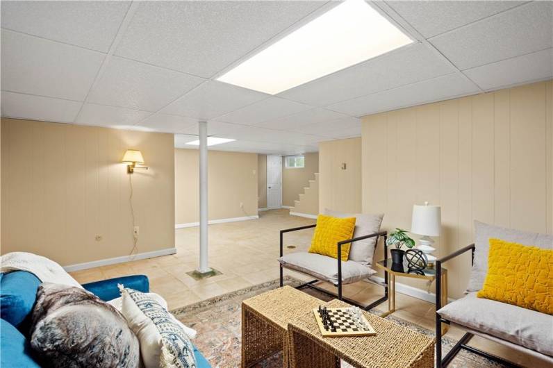 Finished basement