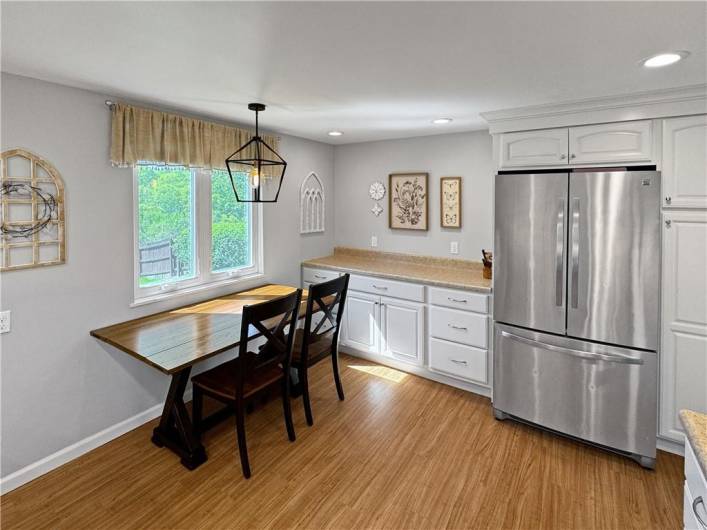 Tons of counter and cabinet space.