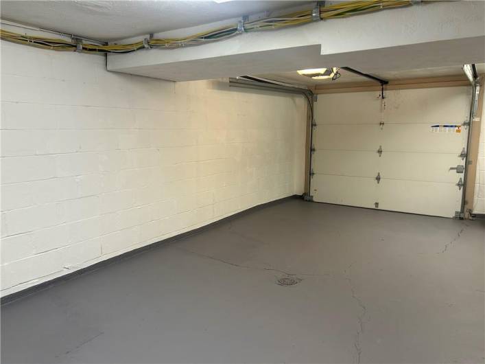 Integral garage.