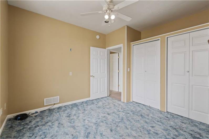 BR 3, ceiling fan, additional insulation in walls