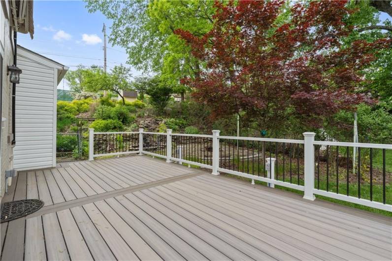 Picture frame designed manufactured deck