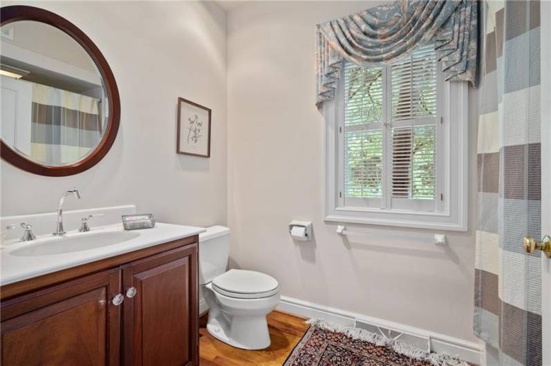 Full Bath on 1st floor
