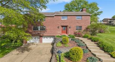 Stunning 2 story contemporary brick home.
