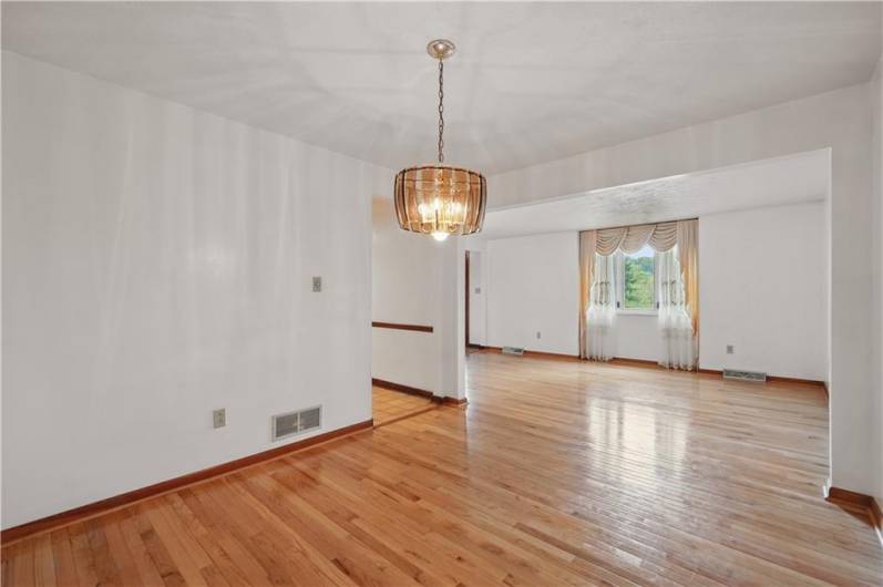 Dining Room / Family Room Open Concept
