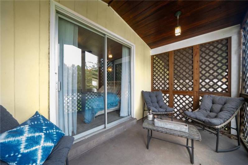 Balcony off Master Bedroom