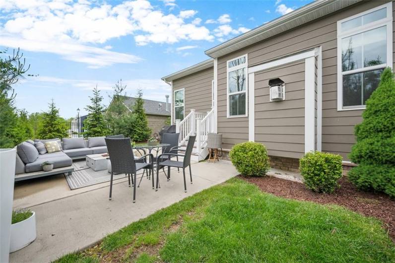 Side Yard and Lawn