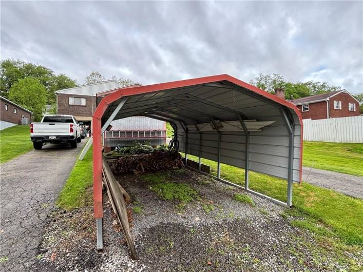 Carport included for 2nd vehicle