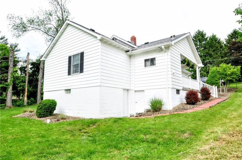 Left Rear Basement Access