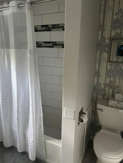 Updated Primary bathroom shower.