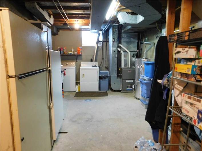 Large Basement/ Laundry room.