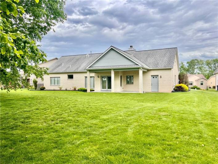 Rear of home