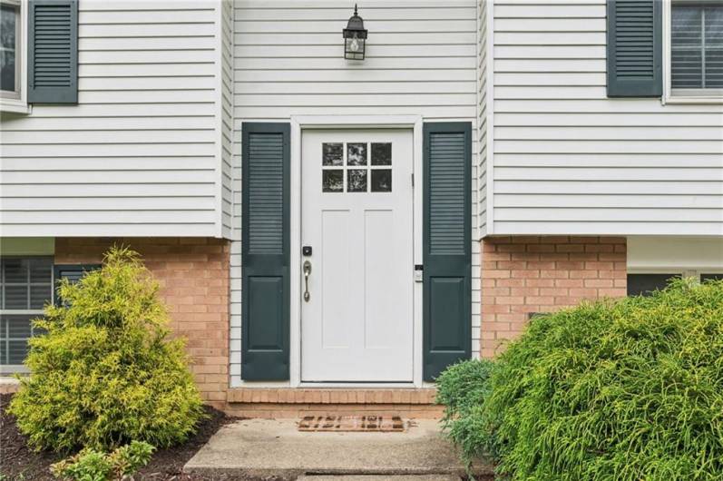 Stylish Entry, Quality Door w/ Keyless Entry