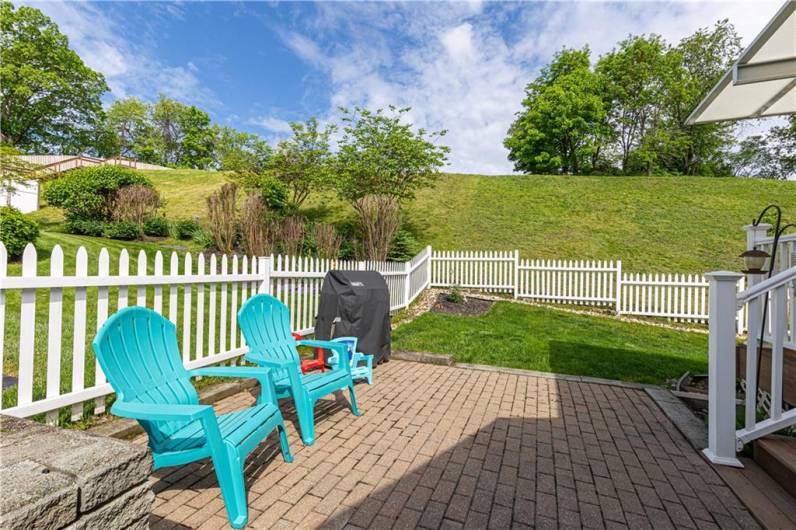 Patio off deck for fun in the sun.