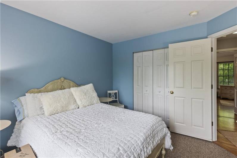 Nice storage in the bedroom.