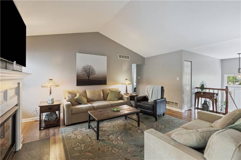Nice, raised ceilings allows for a lot of natural light.