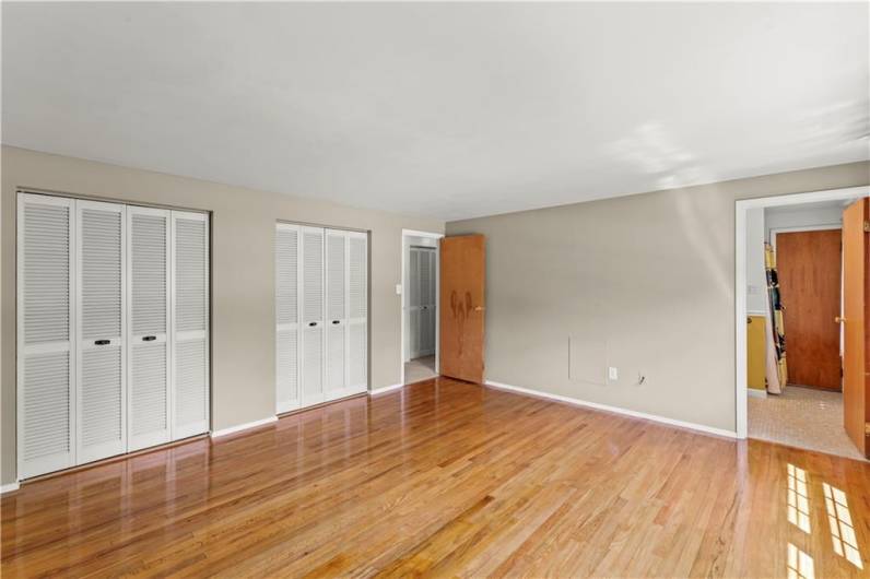 Primary bedroom - With large closets.