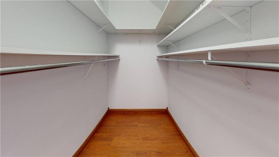 Primary Bed Walk In Closet