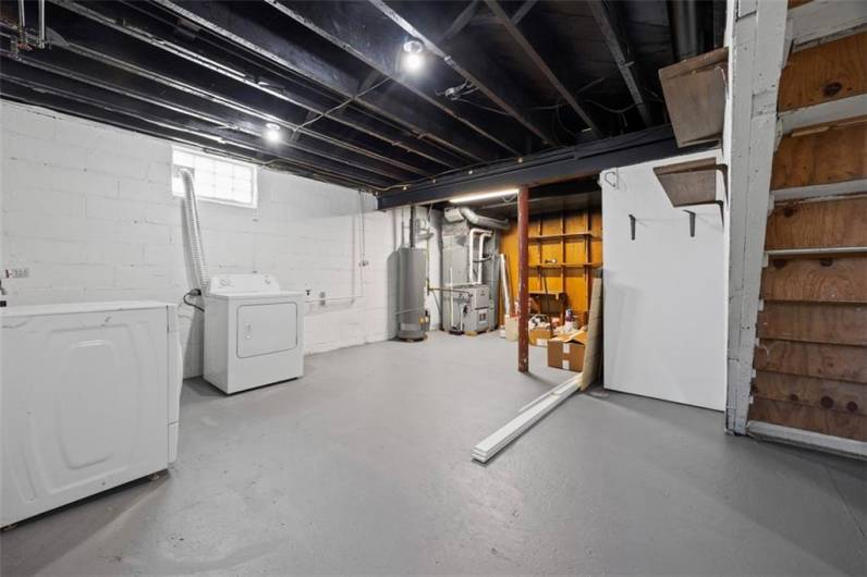 Basement Laundry Area