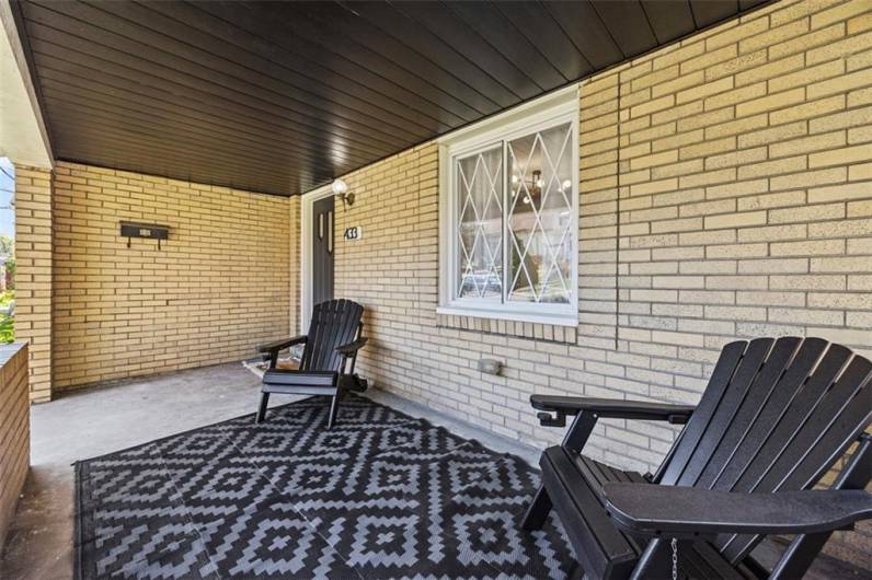 front concrete porch
