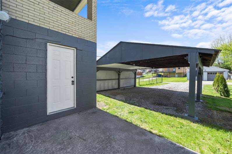 Walk out basement and covered parking