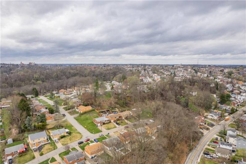 This location is also close to Dormont and Brookline. Best of all with the topography there are no homes behind you so it's relatively private in the backyard.